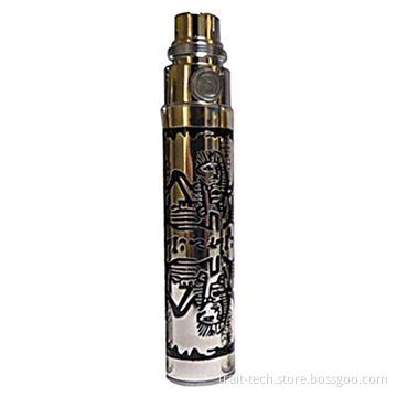 Special design factory price EGO K battery, metal carve patterns